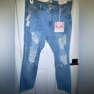Telpatia Distressed Skinny Jeans